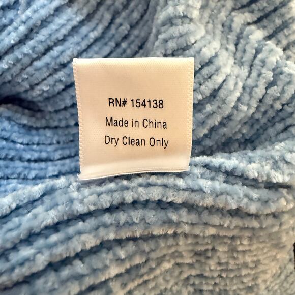 Staud Lindsey Dress Blue Ice off shoulder dress pearl beaded collar large NWTs - Picture 7 of 10